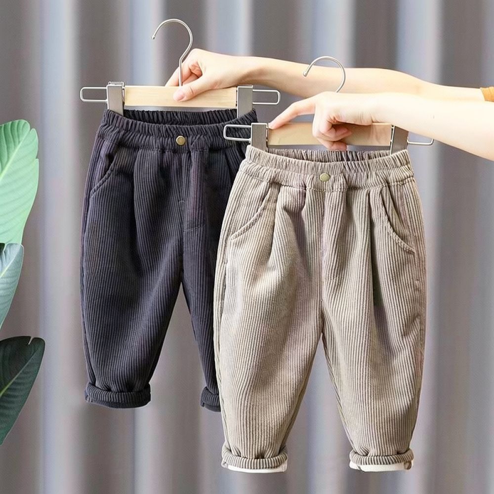 Corduroy Pant Warm - Calças de veludo cotelê com forro