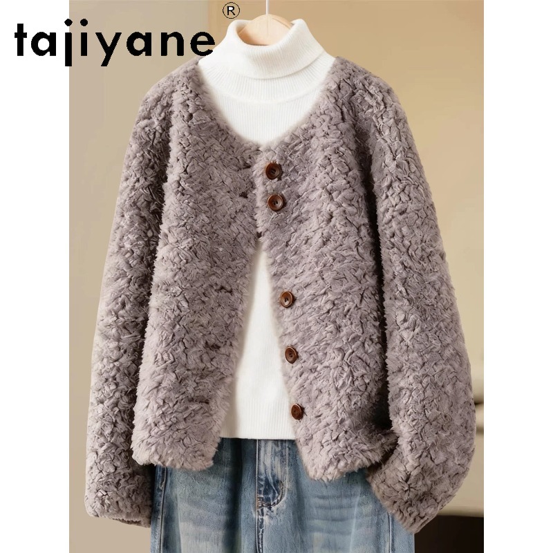TAJIYANE Casaco Feminino Curto - Wool Coat Peacoat avaliação e preço