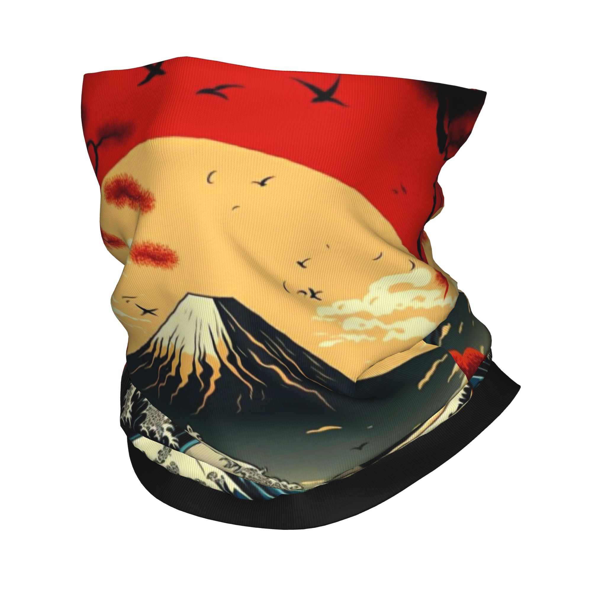 A Grande Onda de Kanagawa Band - Neck Gaiter Fleece avaliação e preço