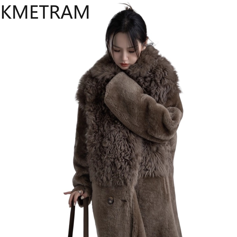 Kmram 100% natural toscana ou  - Wool Coat Peacoat avaliação e preço