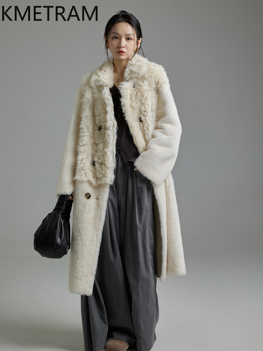 Kmram 100% natural toscana ou  - Wool Coat Peacoat avaliação e preço